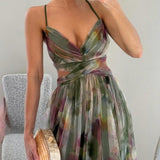 Gisele | Maxi Vestido Encantador com Padrão Floral