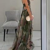 Gisele | Maxi Vestido Encantador com Padrão Floral