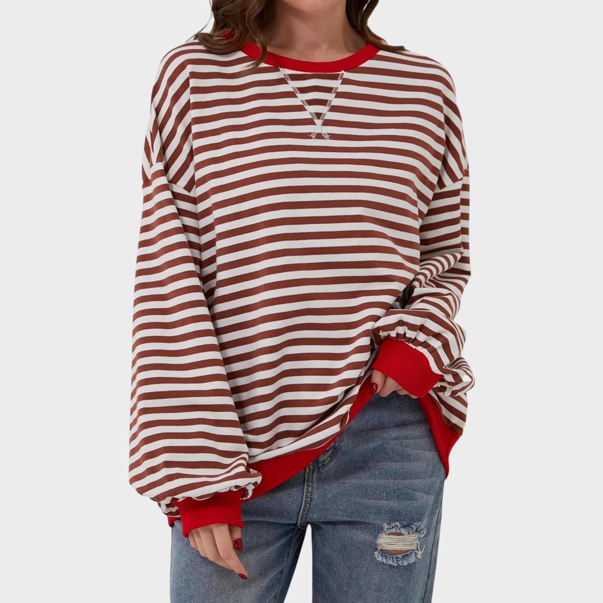 Vania - Camisola casual de manga comprida
