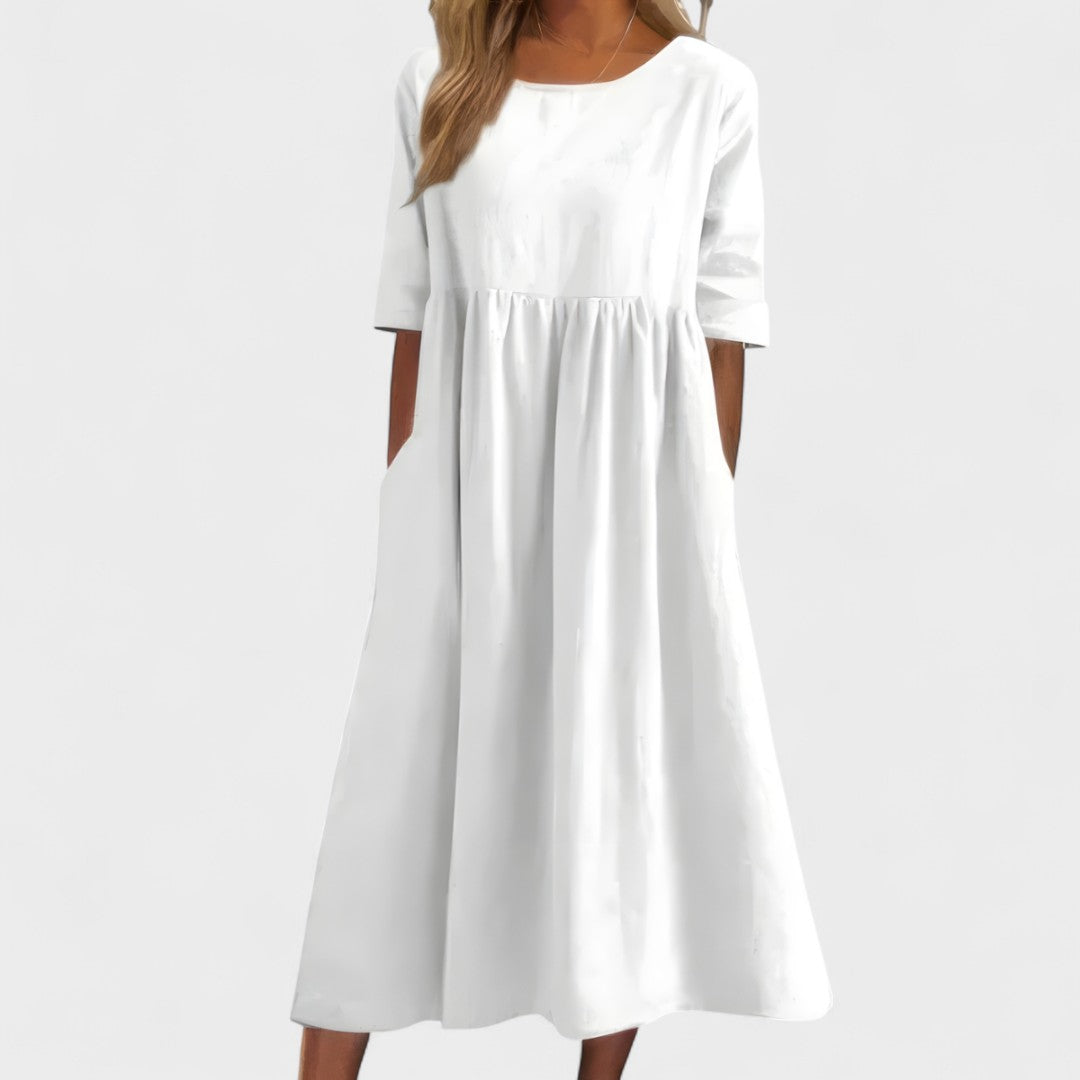 Manuela - Vestido de Algodão Arejado