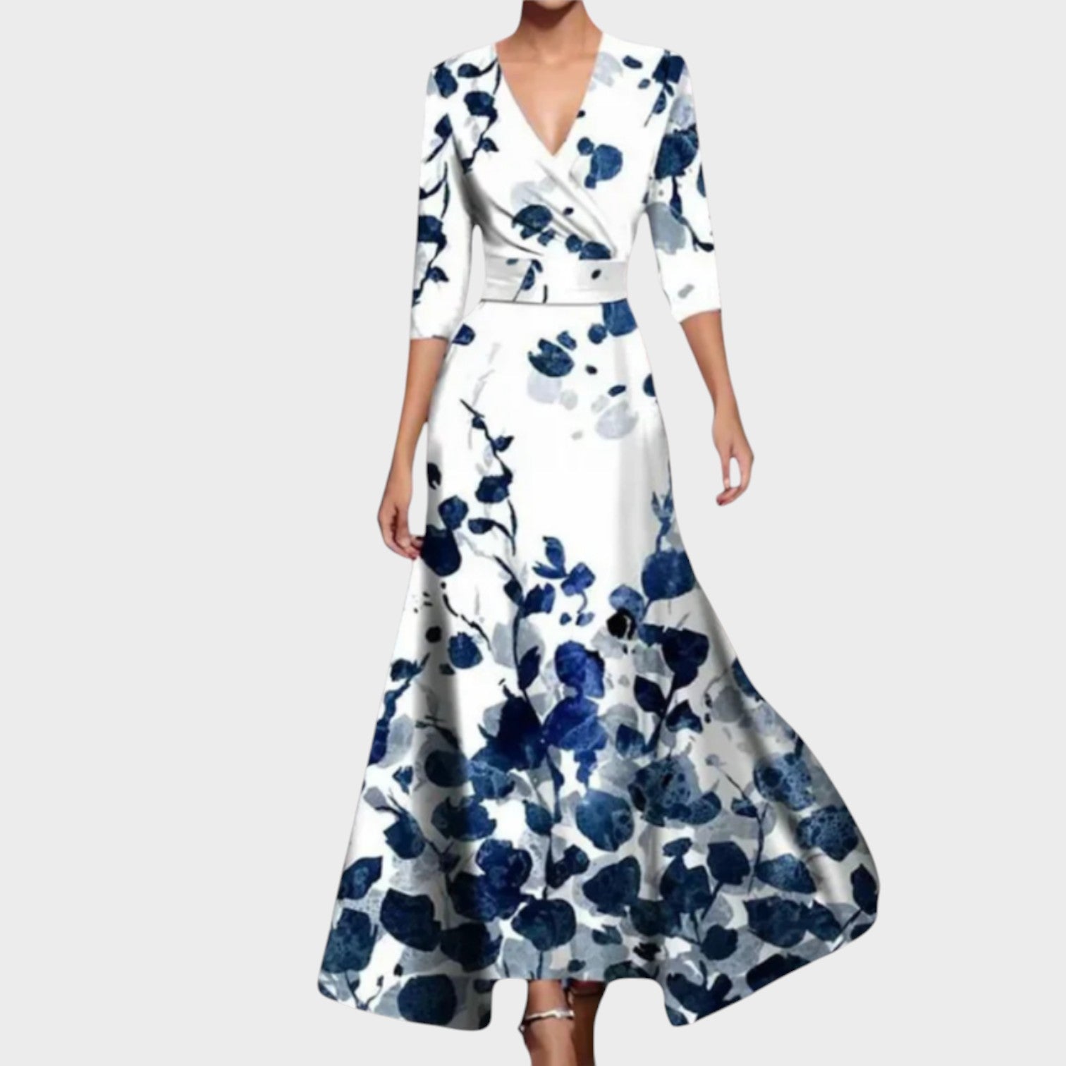 Isadora - Vestido maxi premium feito à mão