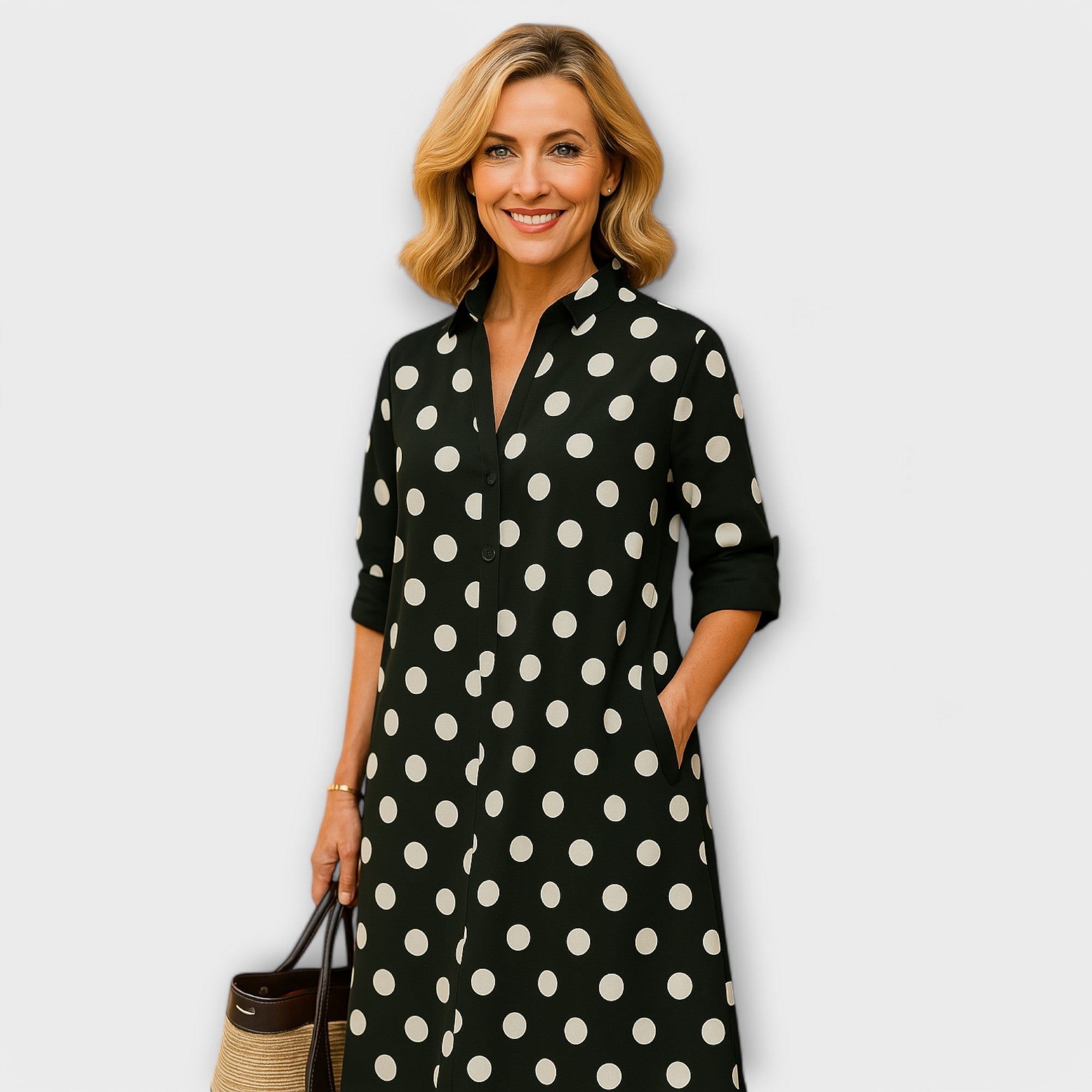 Aurora - Vestido de camisa moderno