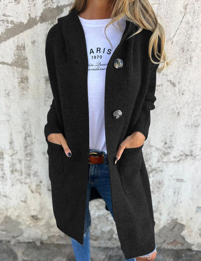 Sandra | Casaco de Malha Comprido e Elegante