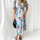 Carolina | Vestido Feminino com Padrão Floral