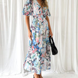 Carolina | Vestido Feminino com Padrão Floral