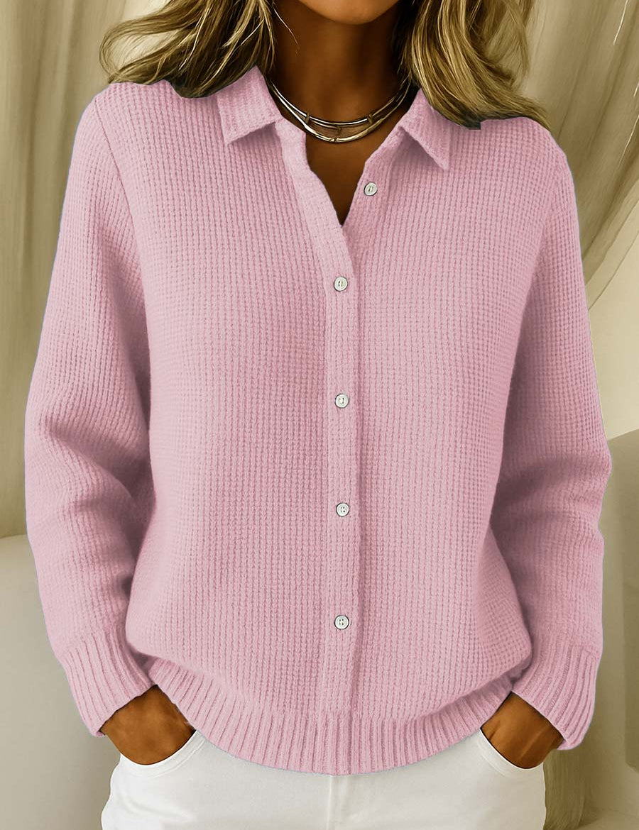 Eva | Clássico Cardigan de Malha com Botões