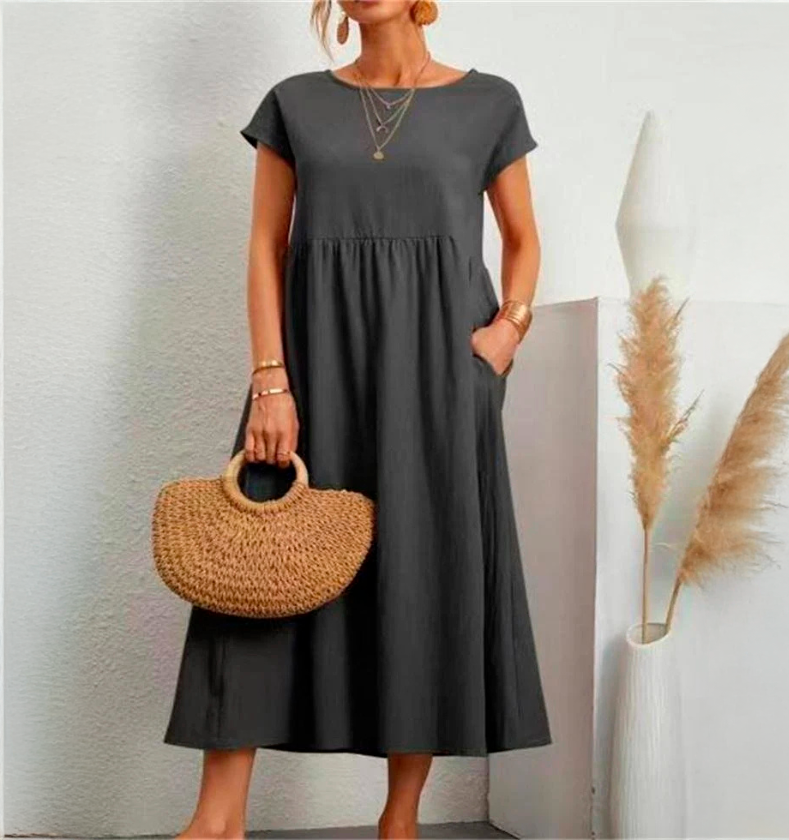 Cátia - Vestido Elegante de Primavera