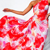 Joana | Vestido Plissado de Um Ombro
