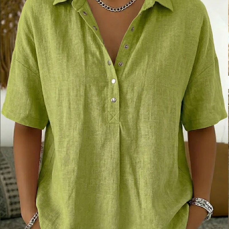 Vanessa | Blusa com colarinho refinado