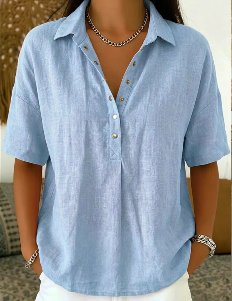 Vanessa | Blusa com colarinho refinado