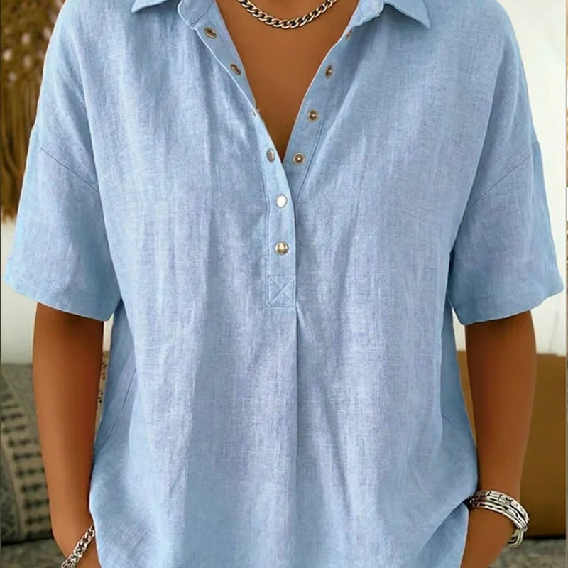 Vanessa | Blusa com colarinho refinado