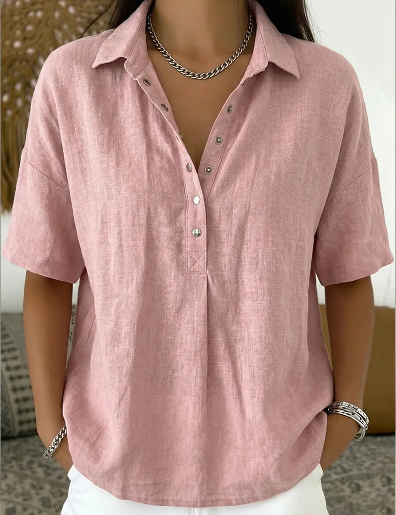 Vanessa | Blusa com colarinho refinado