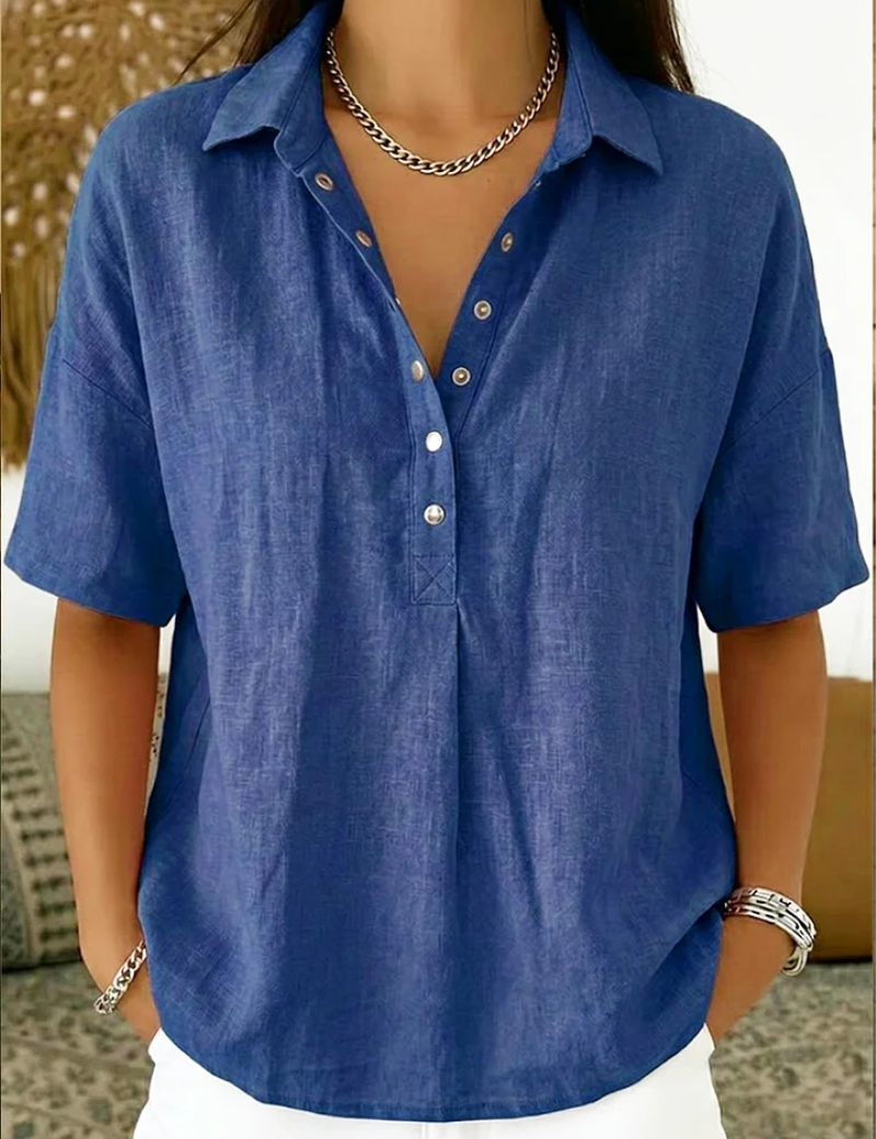 Vanessa | Blusa com colarinho refinado