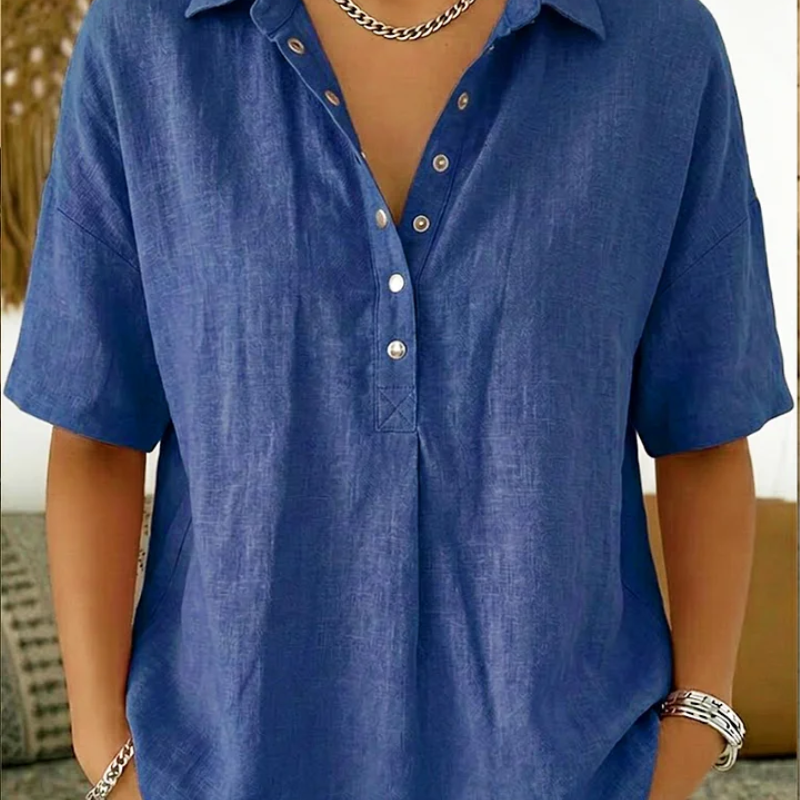 Vanessa | Blusa com colarinho refinado