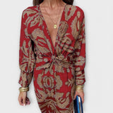 Oriana - Vestido elegante com mangas compridas