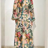 Carolina | Vestido Feminino com Padrão Floral