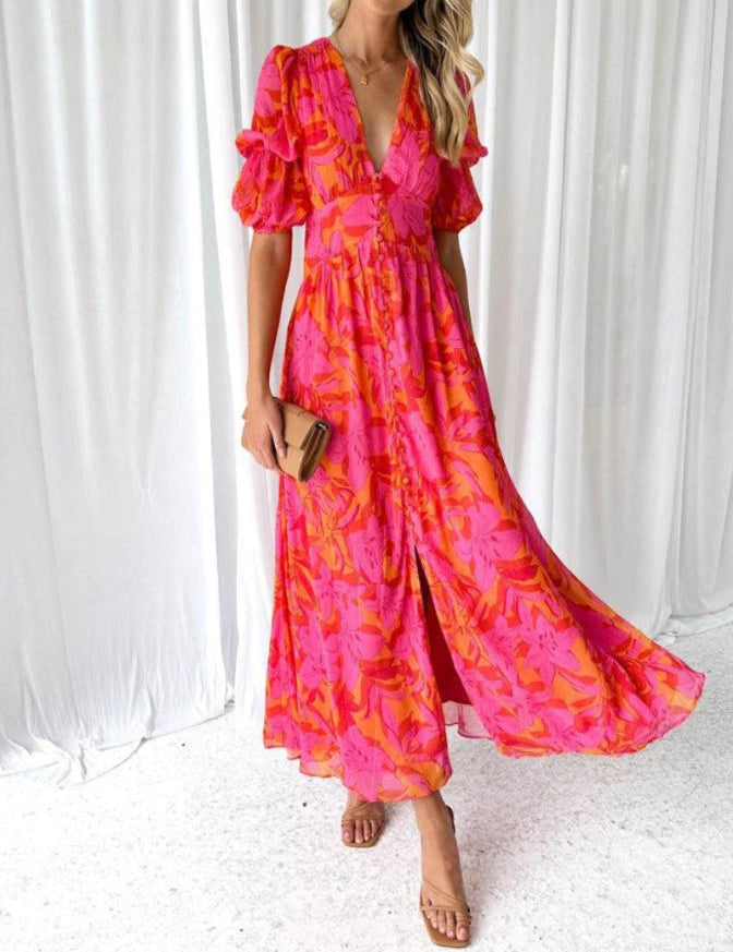 Anália | Maxi Vestido Brilho Solar
