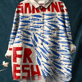 Lídia | T-shirt Feminina Descontraída com Arte Vintage de Peixe