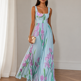 Otília | Maxi Vestido Floral em Linha A