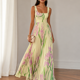 Otília | Maxi Vestido Floral em Linha A