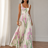 Otília | Maxi Vestido Floral em Linha A