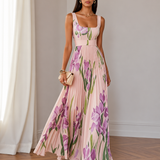 Otília | Maxi Vestido Floral em Linha A