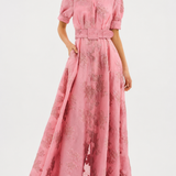 Amália | Vestido Curto com Mangas Balão