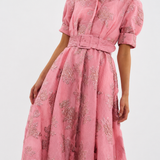 Amália | Vestido Curto com Mangas Balão