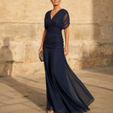 Amélia | Vestido Azul Elegante