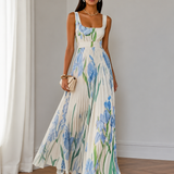 Otília | Maxi Vestido Floral em Linha A