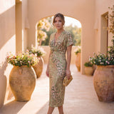 Antónia | Vestido Elegante em Tecido Leve e Fluido