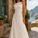 Adélia | Maxi Vestido Bordado Elegante