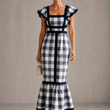 Diana | Vestido Longo Às Riscas