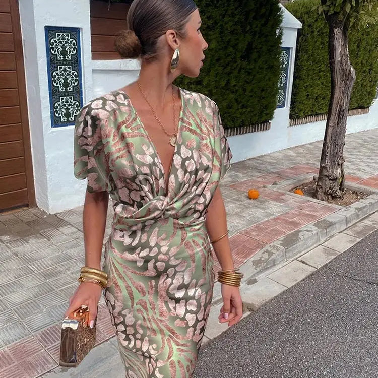 Raquel | Vestido Com Decote Em V