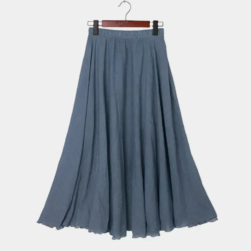 Saia Elegante de Cintura Alta
