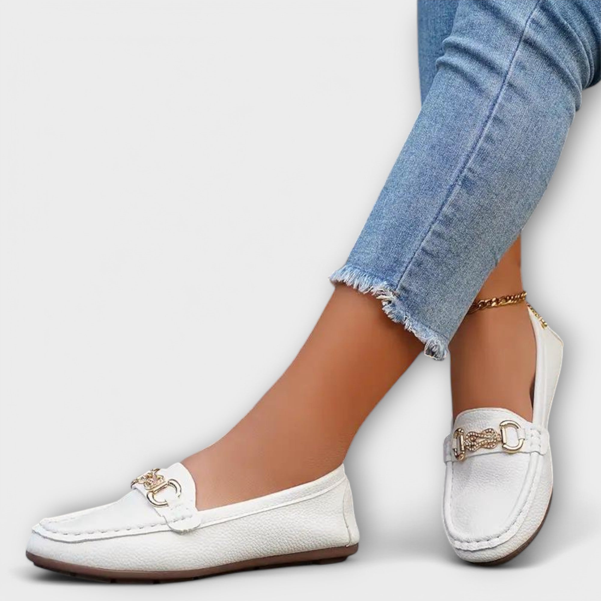 Cristina - Mocassins de pele