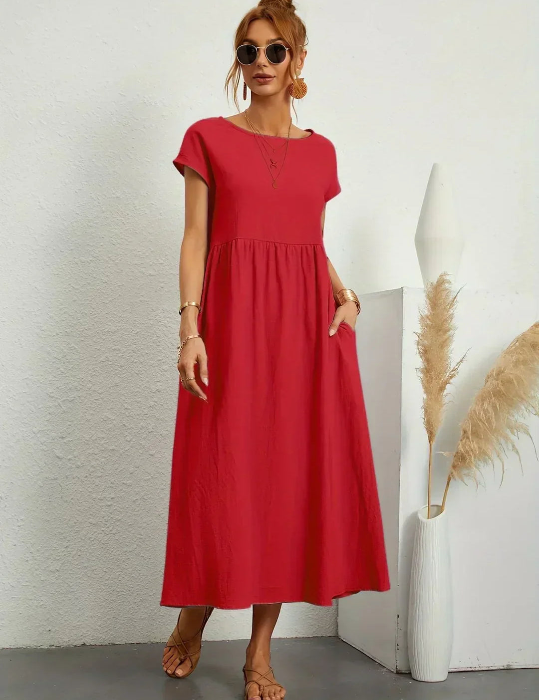 Gabriela | Vestido Midi de Elegância Intemporal