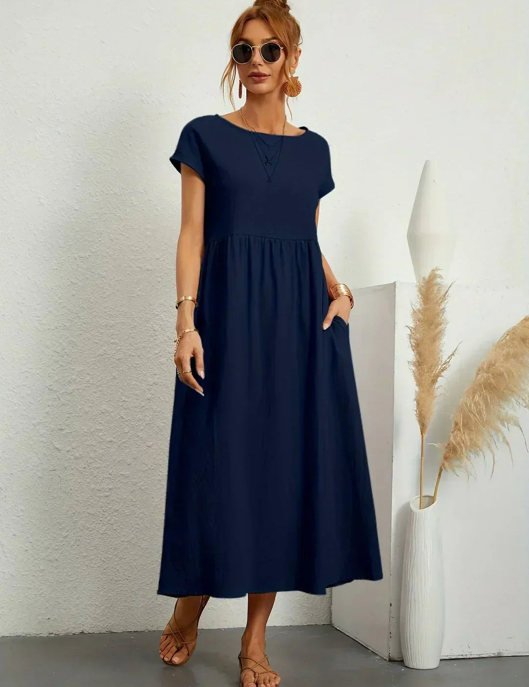 Gabriela | Vestido Midi de Elegância Intemporal