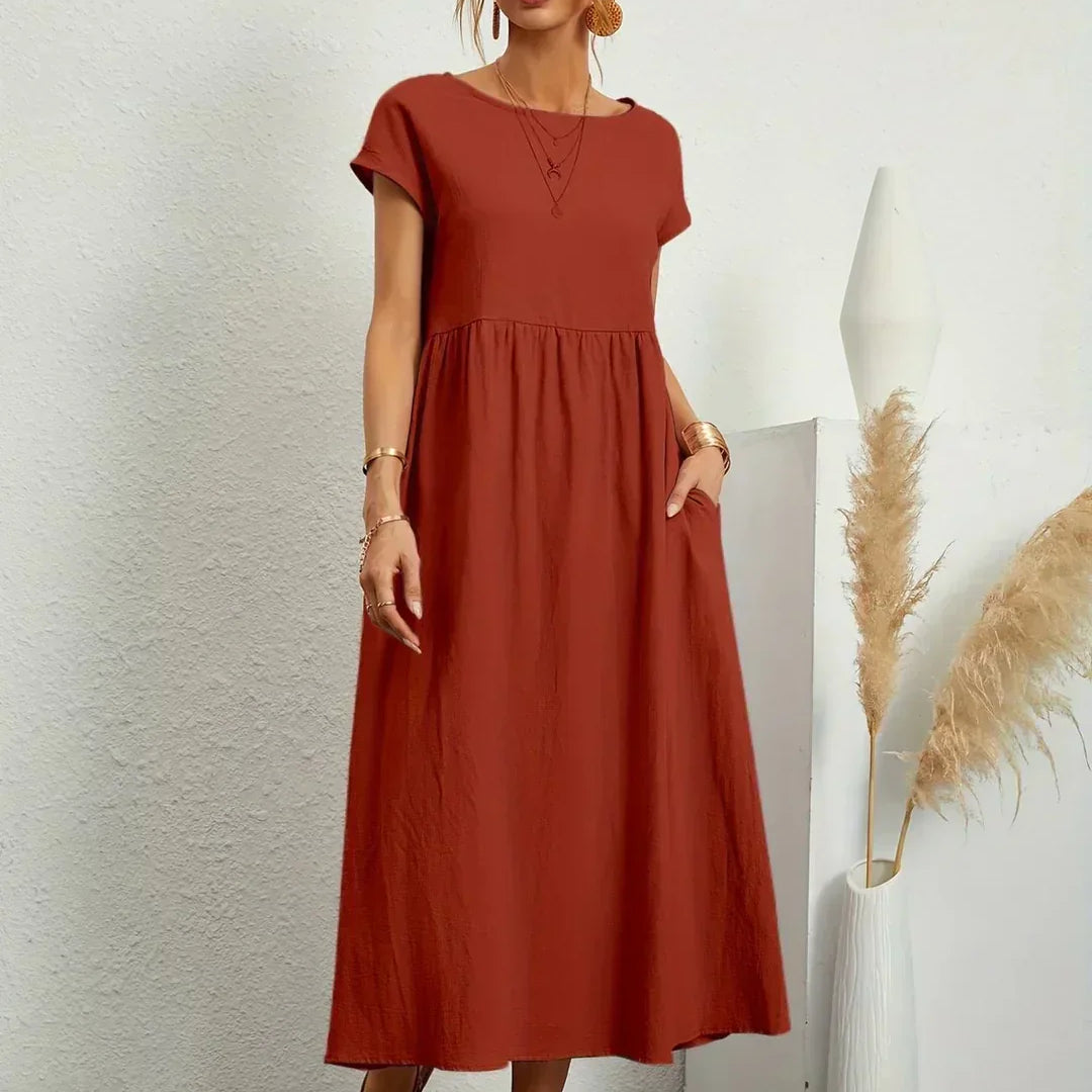 Gabriela | Vestido Midi de Elegância Intemporal