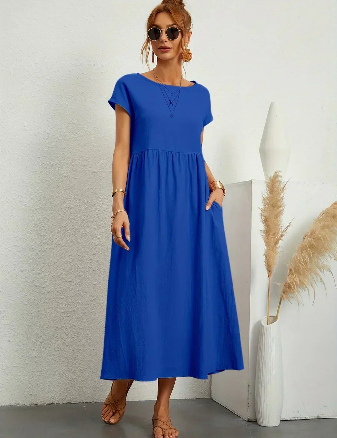 Gabriela | Vestido Midi de Elegância Intemporal