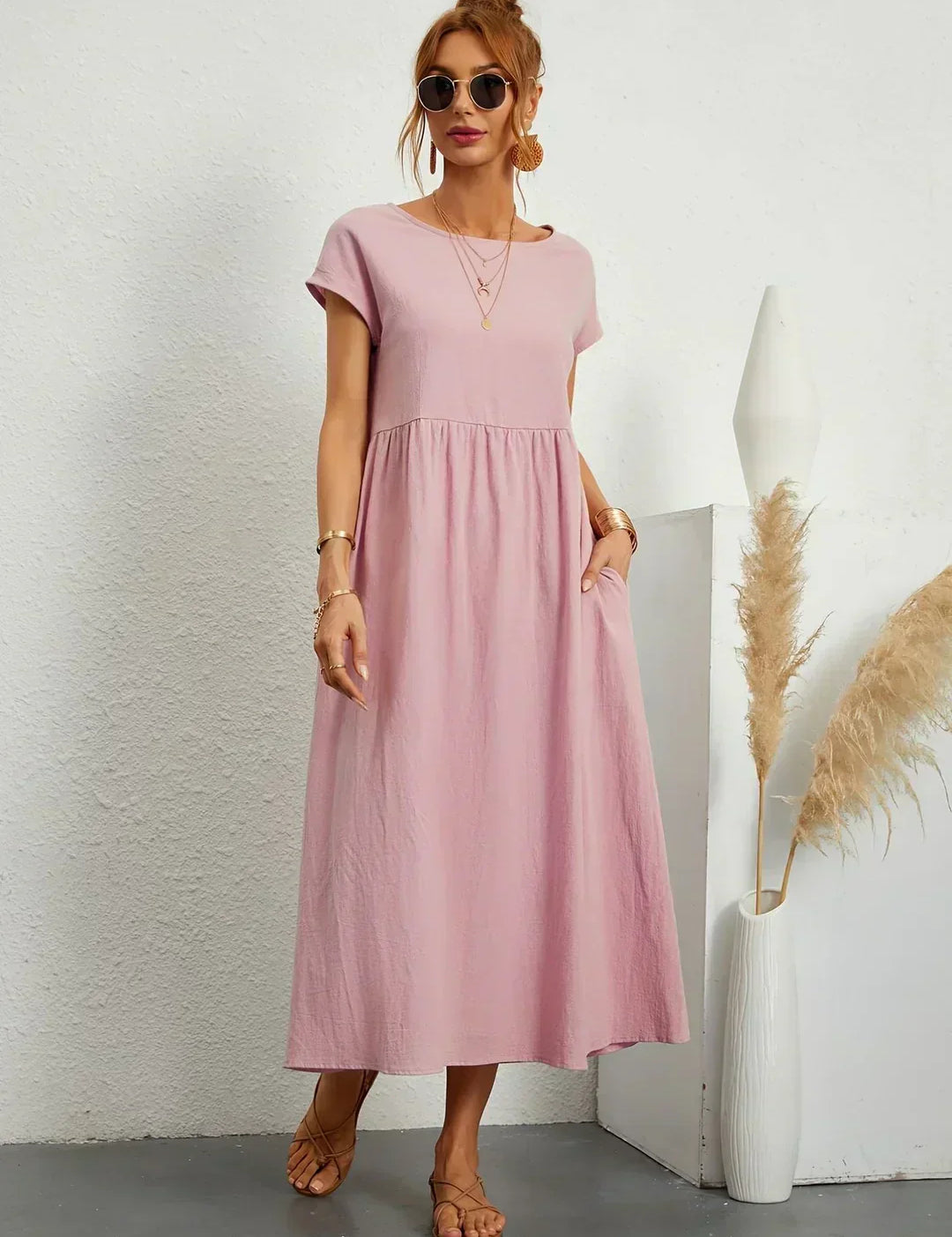 Gabriela | Vestido Midi de Elegância Intemporal