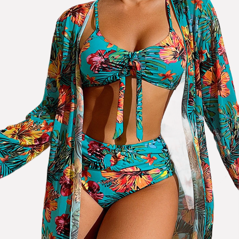 Bikini de Cintura Alta Confortável Livia