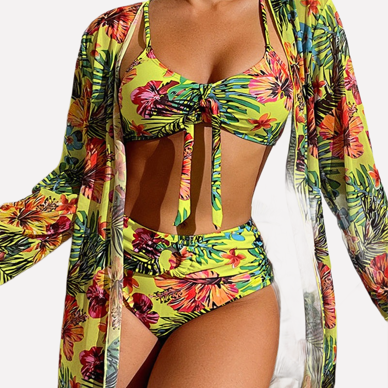 Bikini de Cintura Alta Confortável Livia