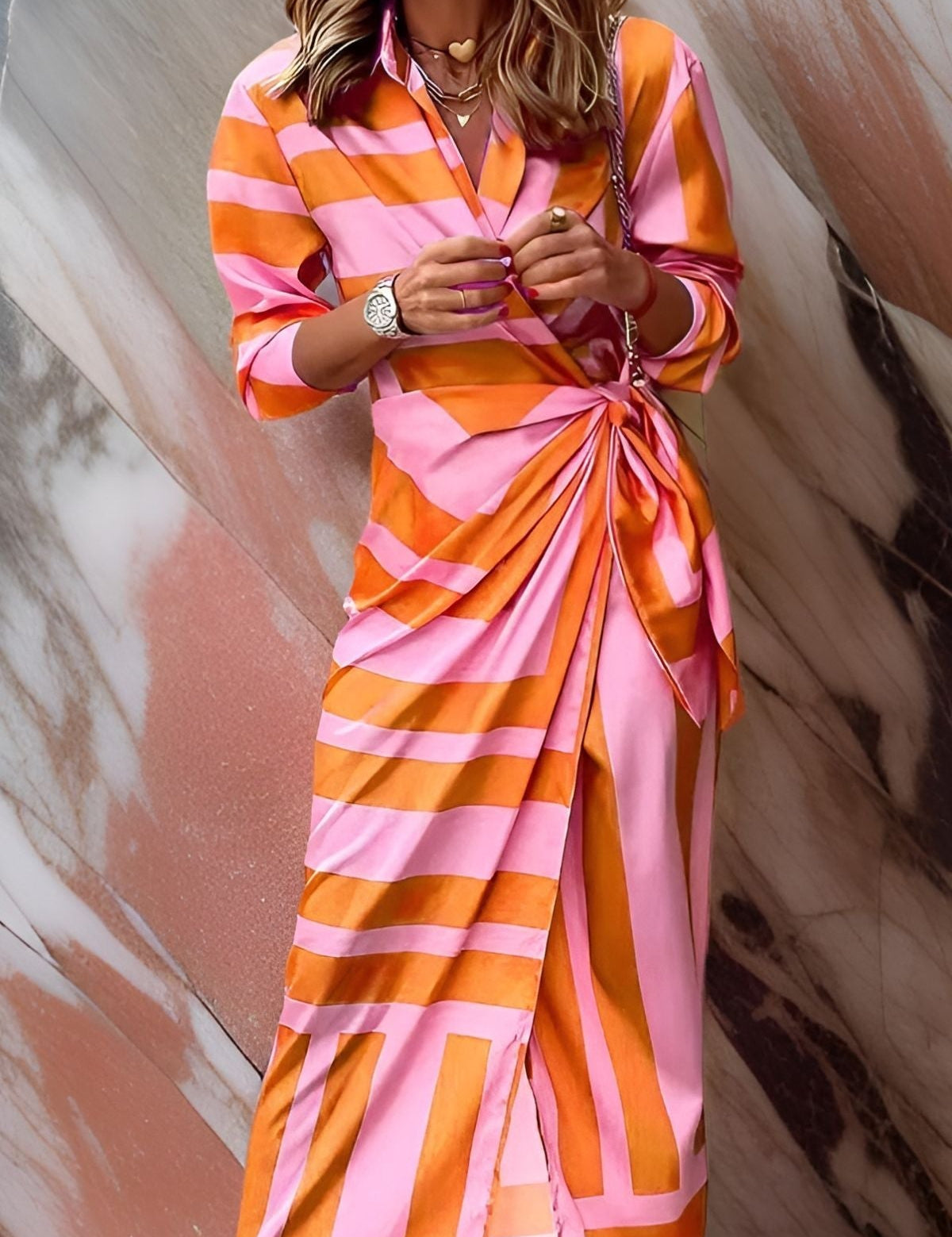 Amalia – Vestido de Primavera Longo