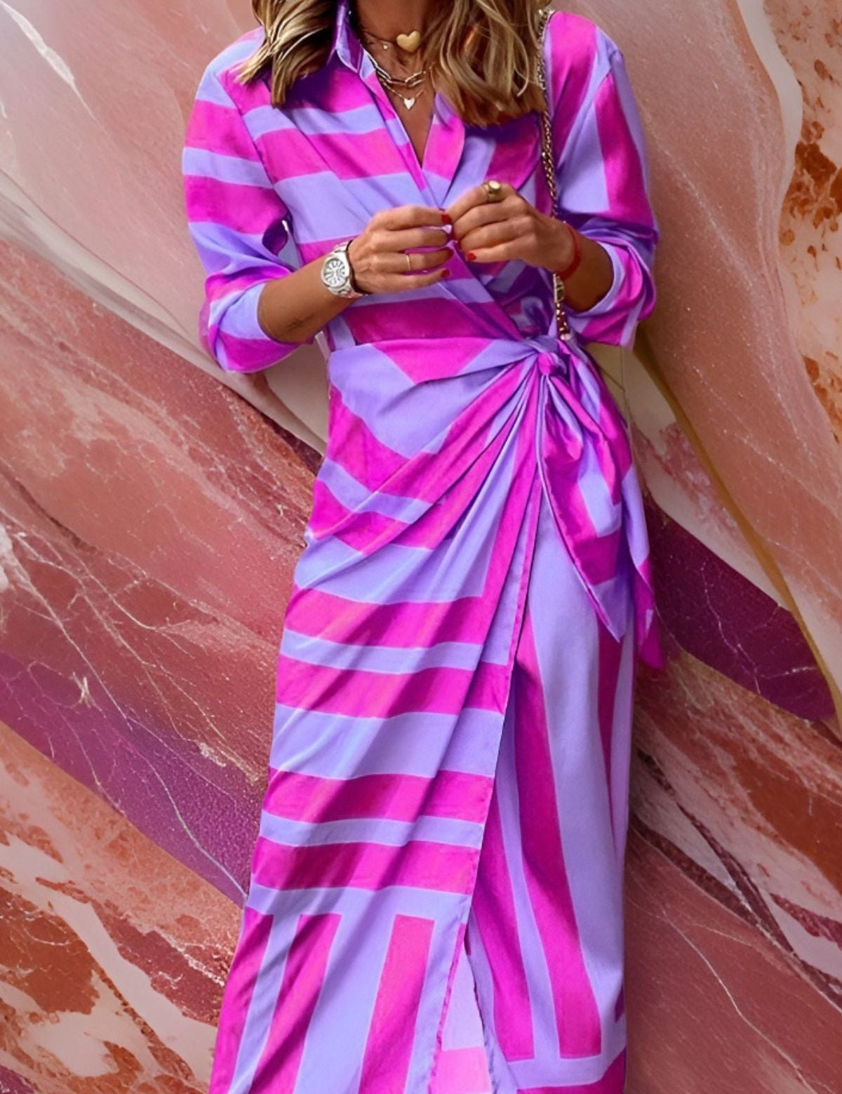 Amalia – Vestido de Primavera Longo