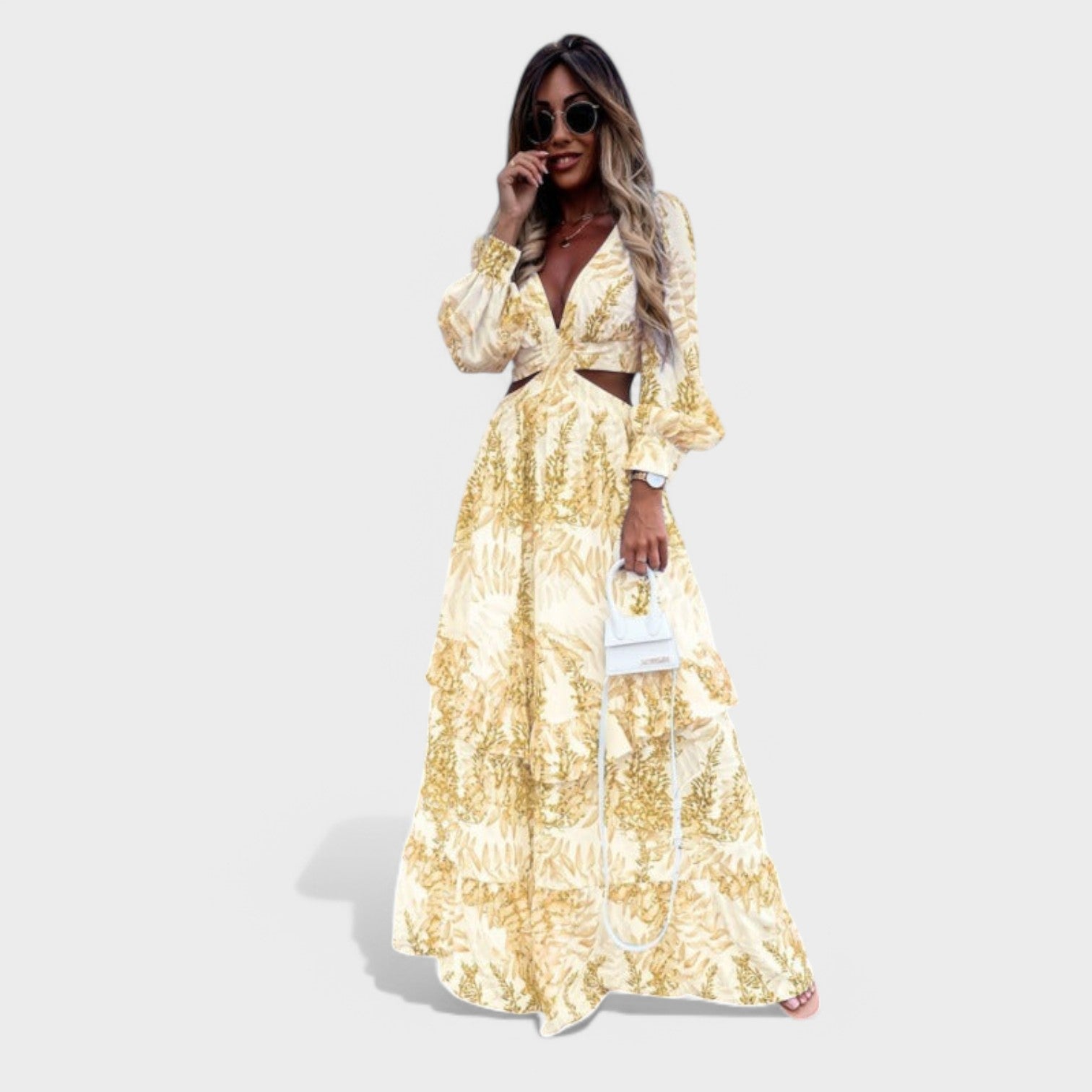 Glória - Vestido Longo Elegante