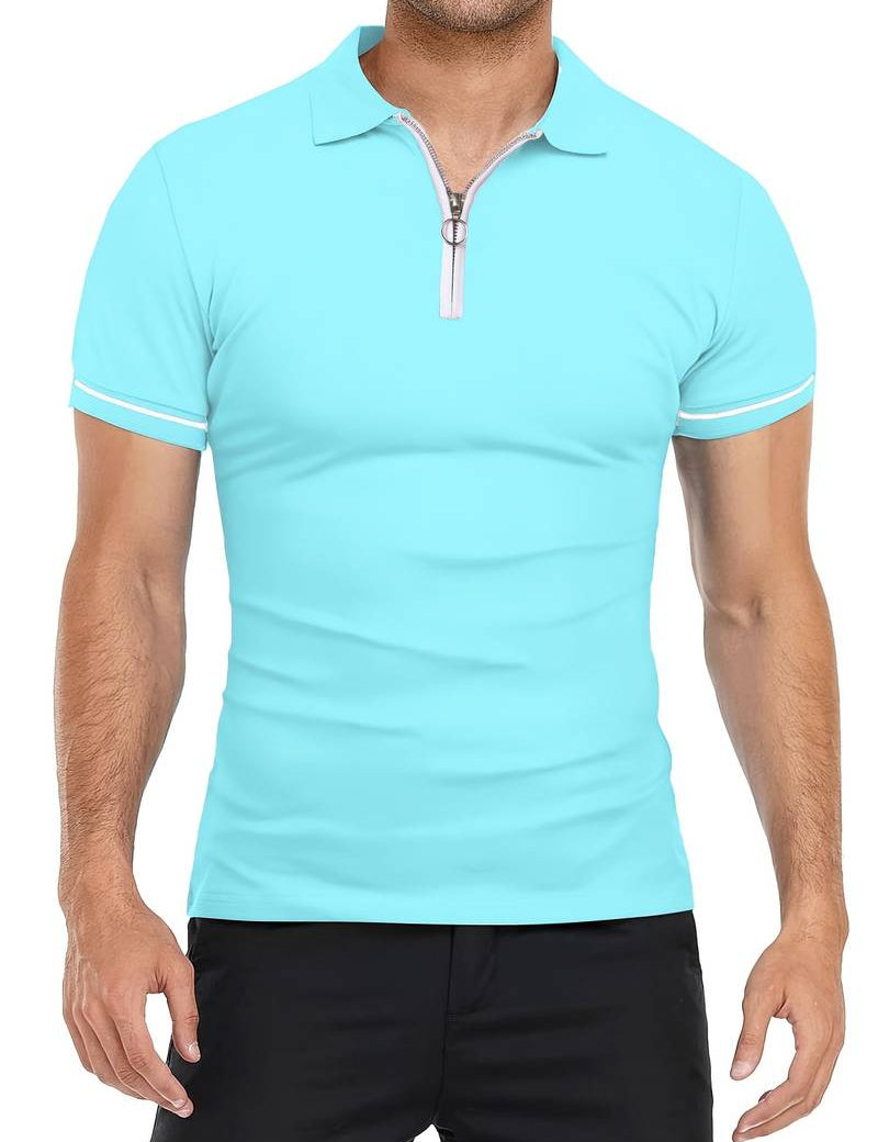 Camisa Polo - Gola com Zíper Respirável