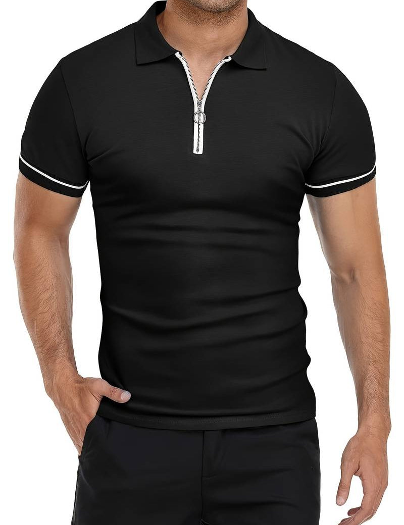 Camisa Polo - Gola com Zíper Respirável