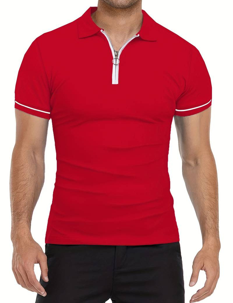 Camisa Polo - Gola com Zíper Respirável