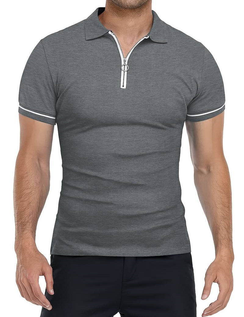 Camisa Polo - Gola com Zíper Respirável